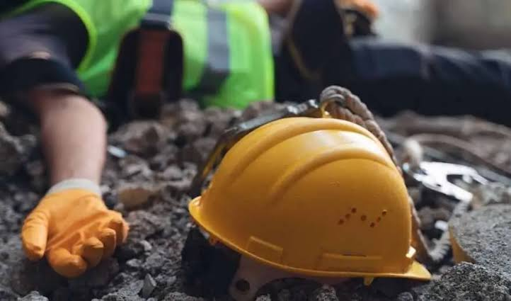 Accidente laboral en obra de construcción